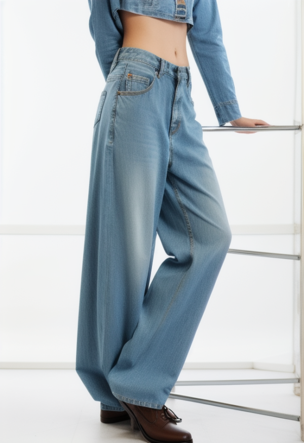 Vintage Light Wash High Rise Boyfriend Jeans