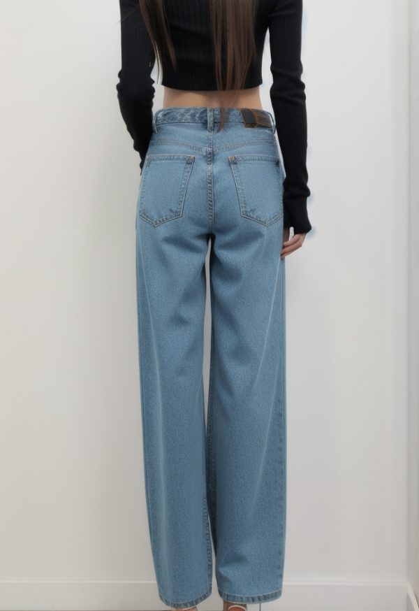 Vintage Washed High Waist Boyfriend Jeans